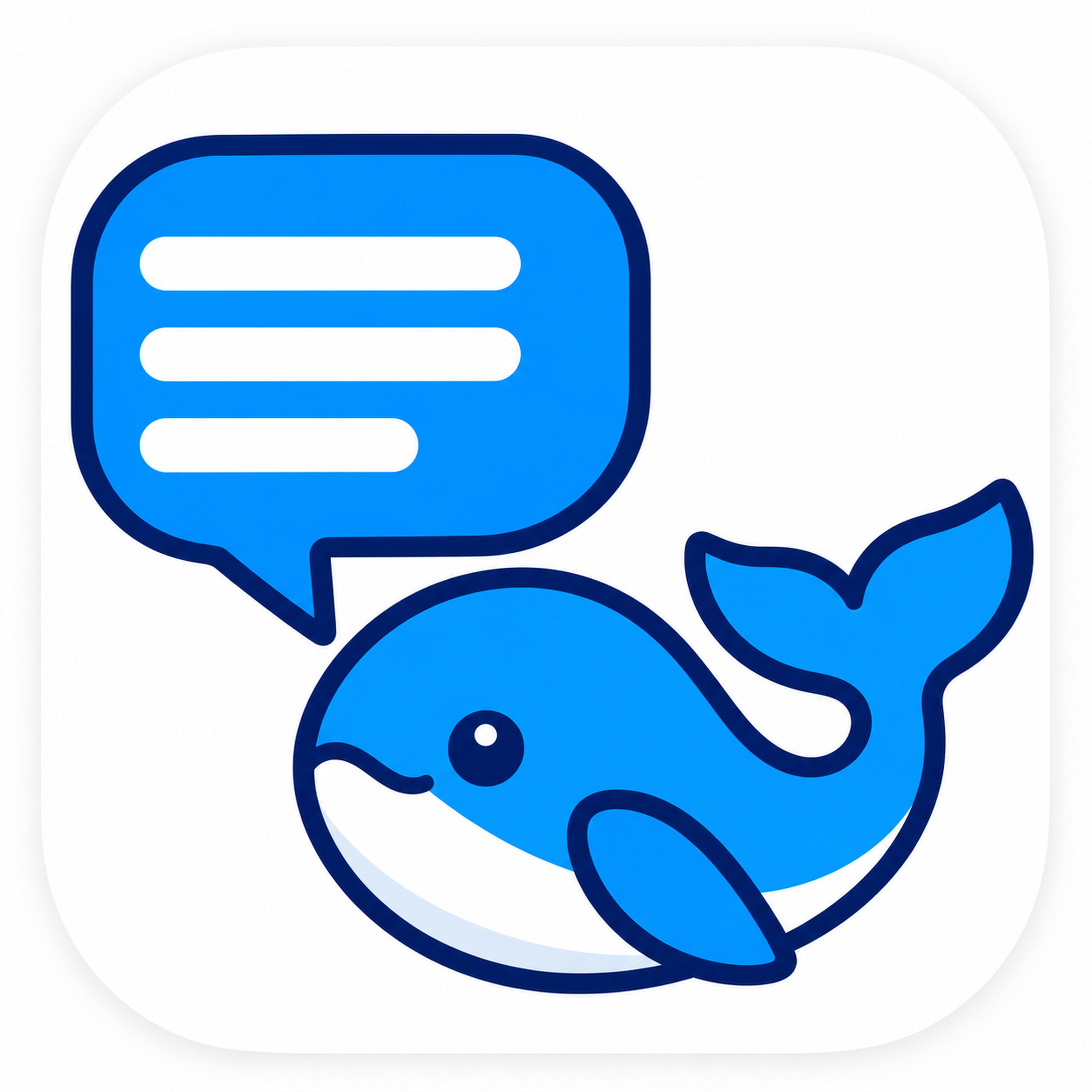 Whalezing Phrases app logo